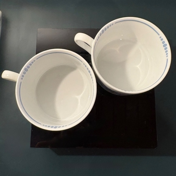 ‘Dijon’ Fitz & Floyd Blue Flower Cup and Sauce (set 2) VTG Japan - Picture 4 of 6